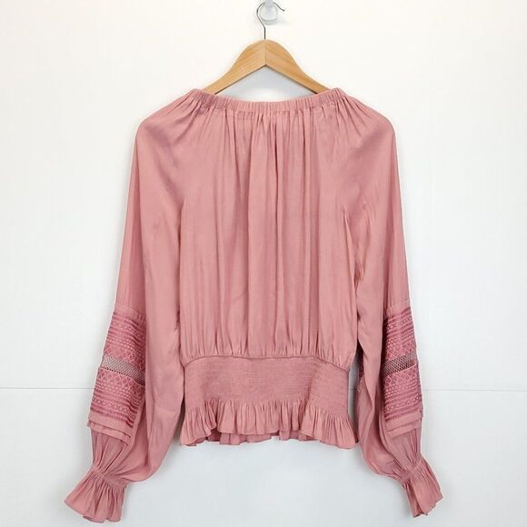 Ramy Brook Off the Shoulder Keely Top in Flirt - Picture 8 of 12